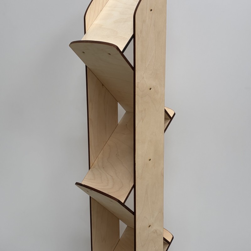 Wooden Zig Zag Stand