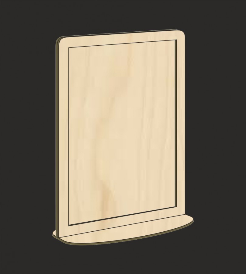 Simple Wood Sign Holder 